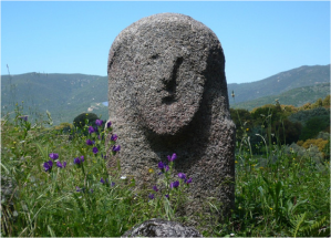 ANCIENT CORSICAN STONE CARVING